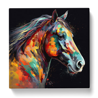 Horse Digital - Wrapped Canvas