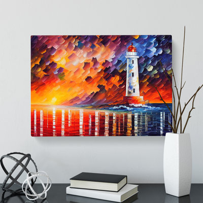 Colourful Lighthouse Vol.3 - Wrapped Canvas