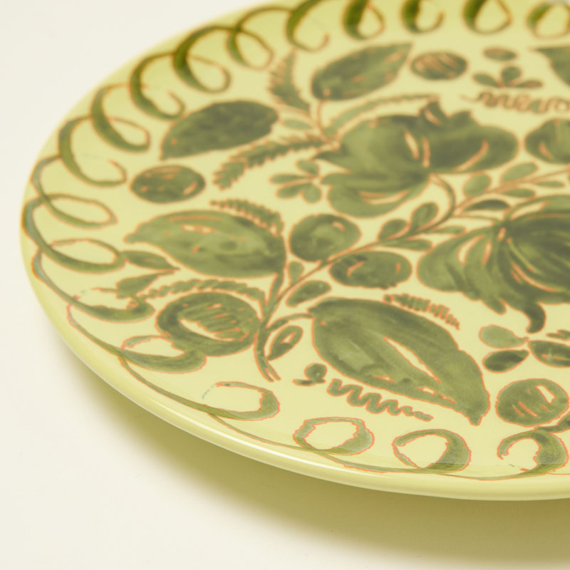 Amalfi Dinner Plate - 10.6", Lime