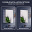 Miroir de salle de bain antidéflagrant avec rangement pour évier, armoire à pharmacie murale avec porte à fermeture en douceur, balançoire simple-1087813480