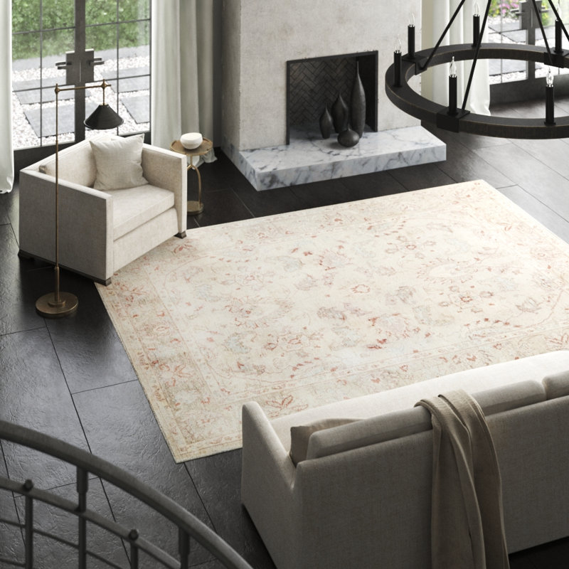 Hand-Knotted High-Quality Light Green Area Rug