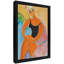 Art mural moderne encadré noir moderne-507677595