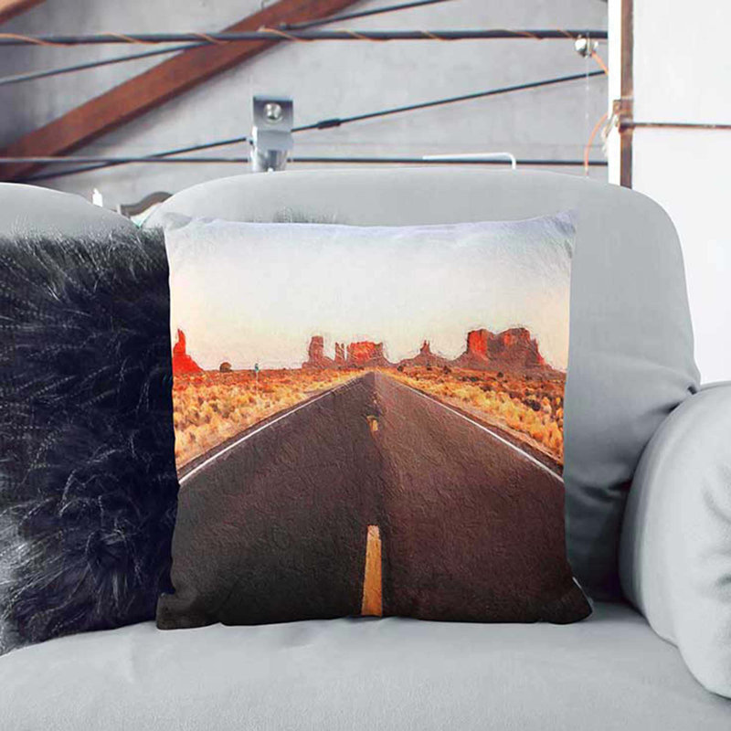 Square Cushion, White, 55cm H x 55cm W x 20cm D
