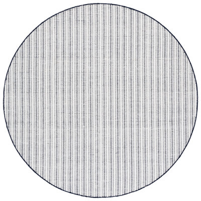 909 Hand Woven Cotton/Wool Striped Rug 