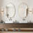 Oval Metal Wall Mirror-69670863-69670861