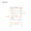 Meuble-lavabo de 20 po avec lavabo en céramique, porte à fermeture douce, tablette réglable en forme de U, support de rangement pour porte, armoire autoportante moderne pour les petites salles de bain-971158804