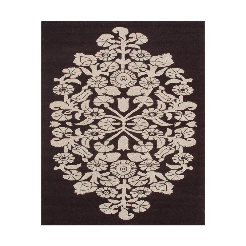 Roches Floral Indoor / Outdoor Rug, Rectangle 5' x 8'