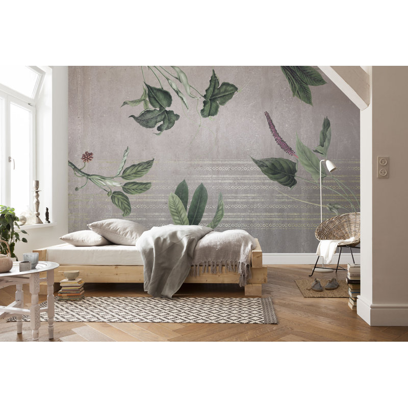 Tropic Concrete 4m x 2.8m Matte Non-pasted Mural