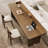 Nut-brown Rectangular Solid Wood writing desk-117867033