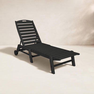 POLYWOOD® Nautical 27" Patio Chaise Lounge