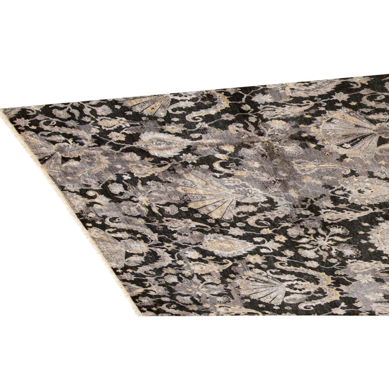 Tapis rectangulaire noué à la main