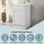 Meuble-lavabo de 20 po avec lavabo en céramique, tablette de porte et tablette réglable-1217693856