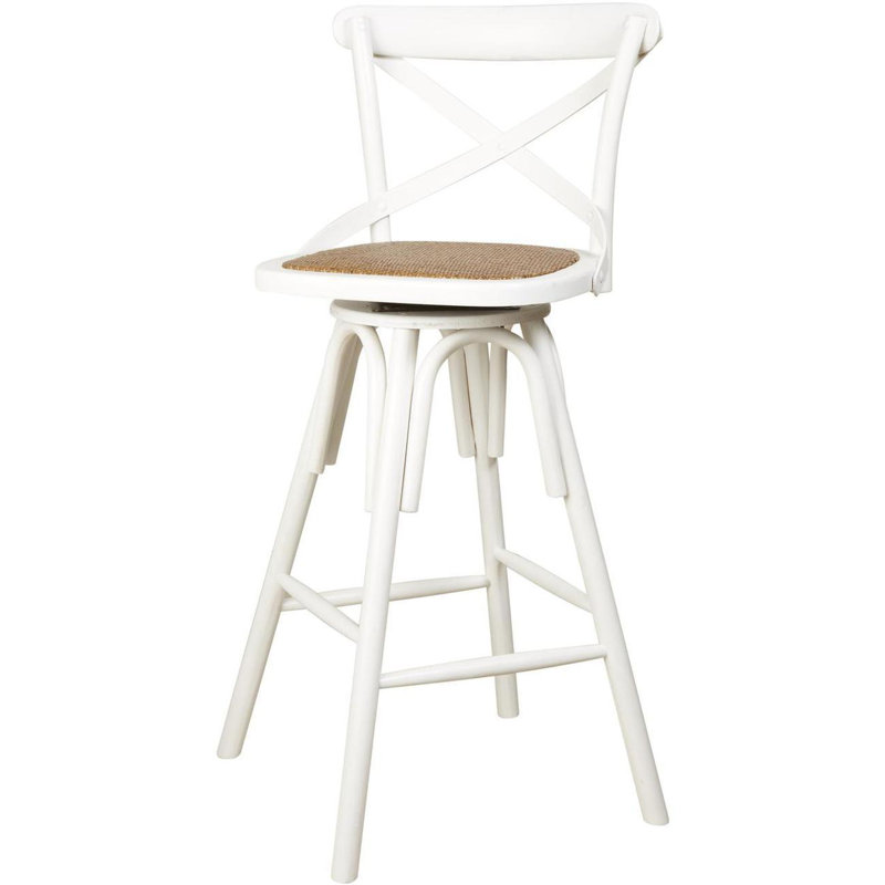 Jace Counter Stool, White