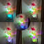 Veilleuse à brancher avec capteur de lumière automatique, veilleuse à champignon à DEL RVB, lampe à fleur 1W écoénergétique pour chambre d'enfant