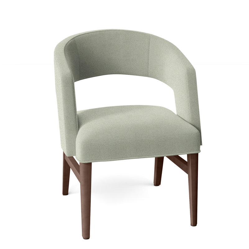 Chaise avec accoudoirs Bryant, Noyers, 8794 Parchemin
