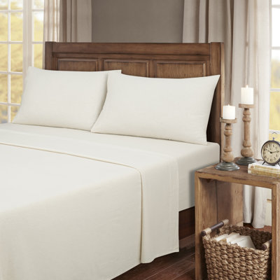 Kathy Ireland 100% Turkish Cotton Flannel Sheet Set
