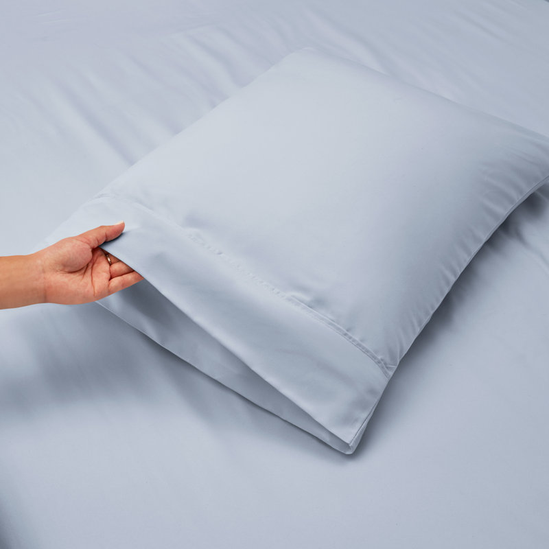 Microfiber Sheet Set, Iced Blue, Twin XL Fitted Sheet