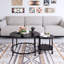 2 tables gigognes avec rangement Airica