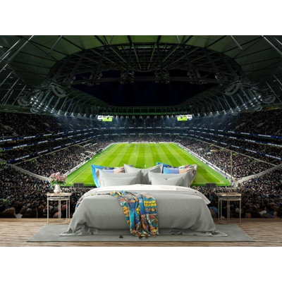 Soccer Stadium Night Arena Wallpaper Mural