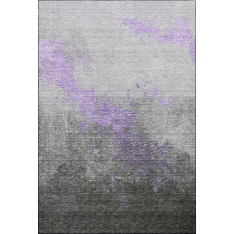 Premium Machine Washable Bennette AMF1881 Modern Rug, Rectangle 10' x 14'