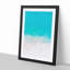 Maldives Beach Abstract Art - Picture Frame Graphic Art Print-55760976-55760977