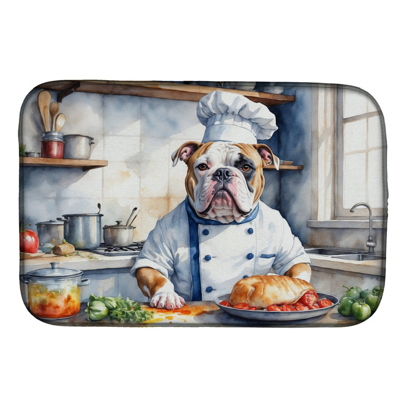 Tapis de séchage American Bulldog The Chef