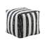 Pouf carré en tissu d'ameublement en chenille moderne avec repose-pieds, tabouret, repose-pieds antidérapant, fauteuil à billes, pouf 1 pièce-843832862