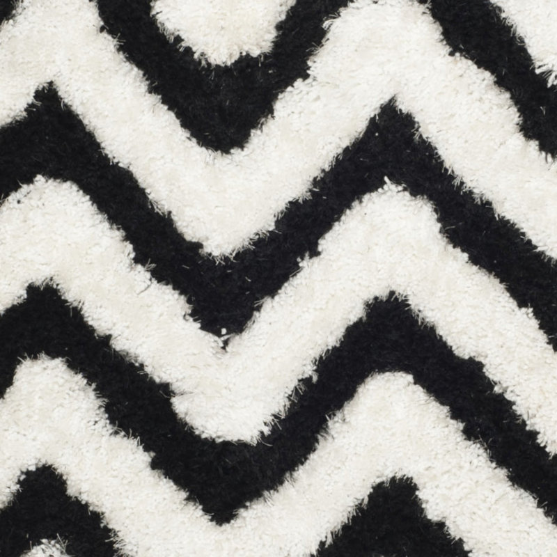 Chevron Hand Woven Area Rug, Rectangle 61 x 91 cm