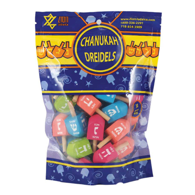 Dreidel en bois