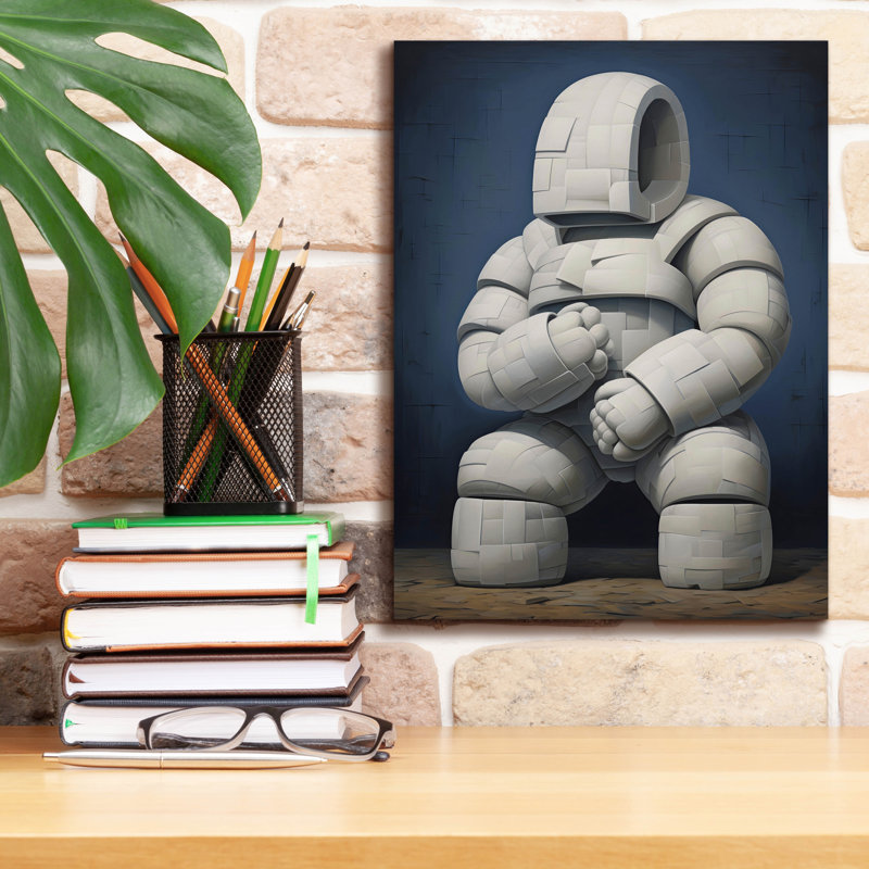 Ivy Bronx, «Abstract Sumo» par Andreas Magnusson, art mural sur toile, 26 po x 34 po, H 16 po x l 12 po x P 0,75 po