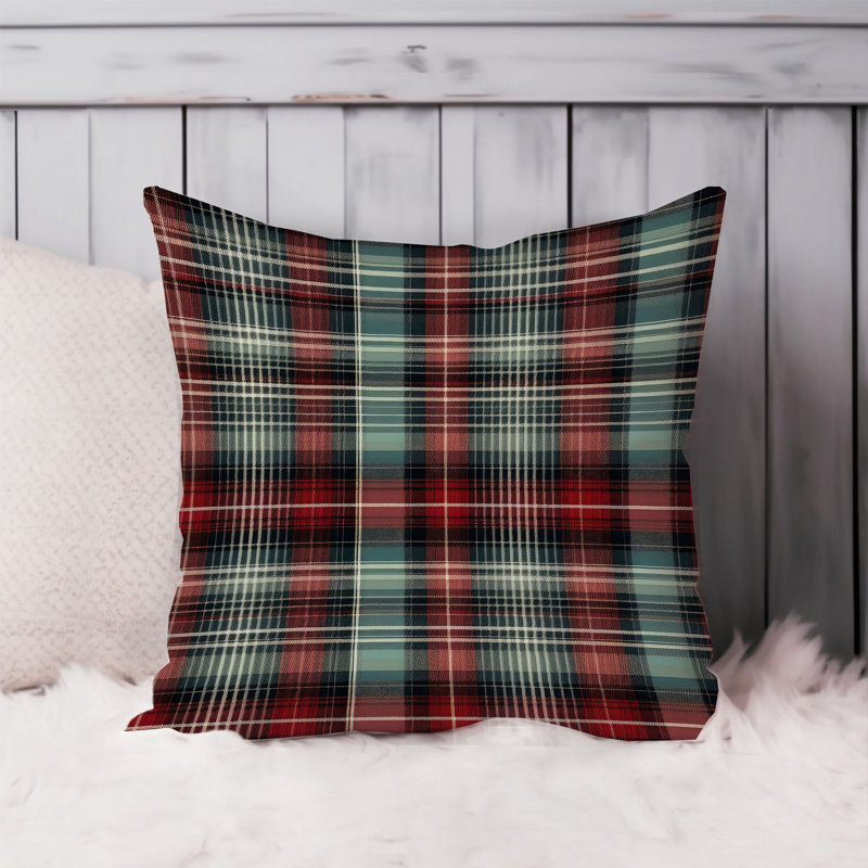 Plaid Pattern XII Retro, 18" H x 18" W