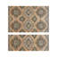 Tapis chic et luxueux à poils doux avec un motif floral complexe pour une décoration intérieure intemporelle et élégante-487564968
