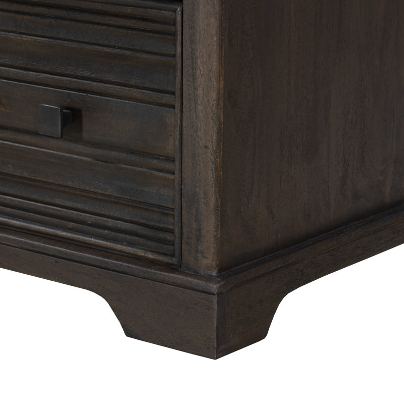 Commode 6 tiroirs Carmenita, Brun