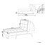 Eirenne Velvet Chaise Lounge-213480697