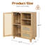 Armoire décorative avec tablette avant et réglable pour le salon, la cuisine et le vestibule. Rangement organisé à deux tiroirs pour petits objets, matériau, protège-jambes, esthétique naturelle, facile à utiliser