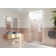 Stellar 54.75 in. W x 78 in. H Fully Frameless 3 Panel Inline Glass Hinged Shower Enclosure