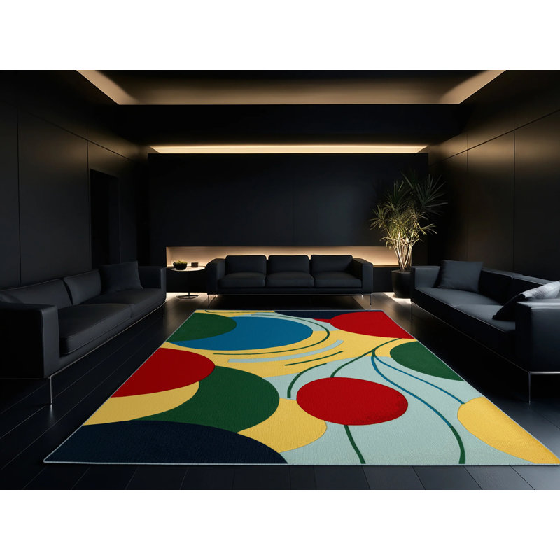 Perky Ruckus Rug, Square 8'