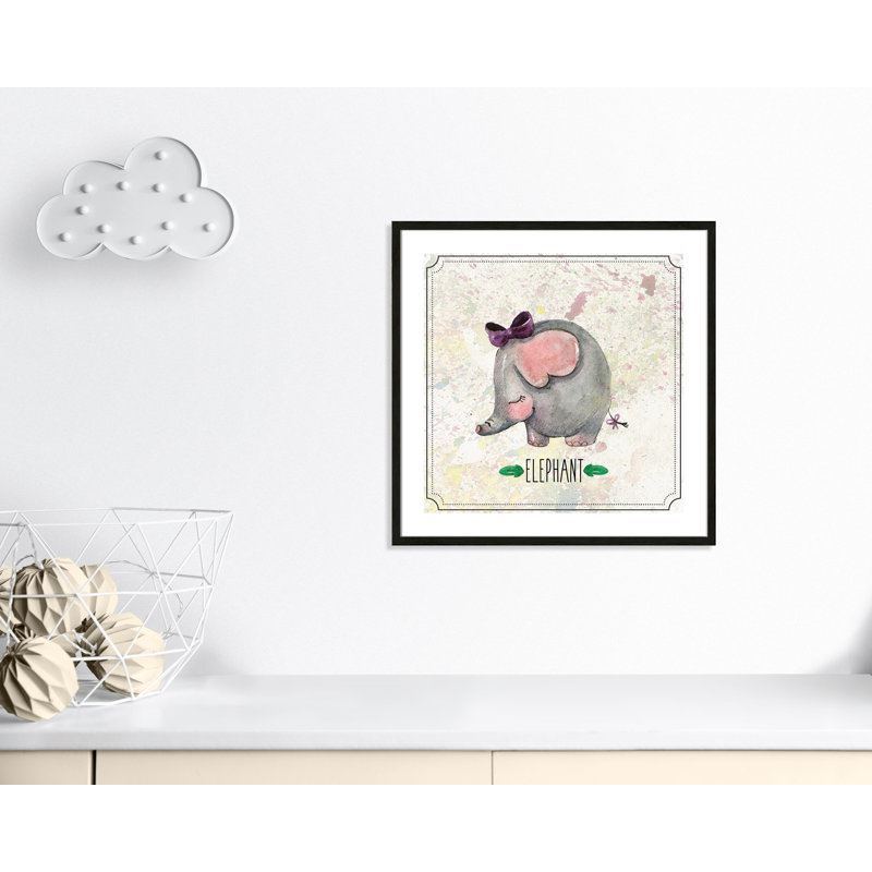 Adhésif décoratif 3 pi Jungle Day, Encadré de boîte à grain de bois noir, H 26,5 po x l 26,5 po x P 1,18 po