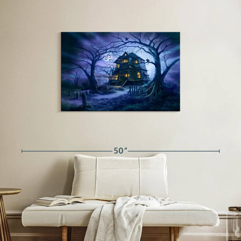 Kelan Haunted House II, 24" H x 36" W