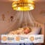 Ventilateur de plafond à cage encastré 20 po Boho