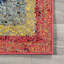 Tapis bleu / rouge / jaune à motif géométrique Horace-19347087