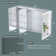 48"W 30"H Recessed or Surface LED Mirror Medicine Cabinet, Defogger, Touch Sensor, Dimmer, Outlets and USBs