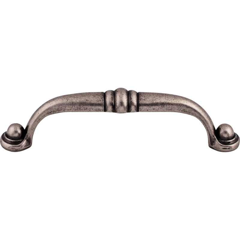 Voss Bar pull, 3 3/4" Center to Center, Pewter Antique