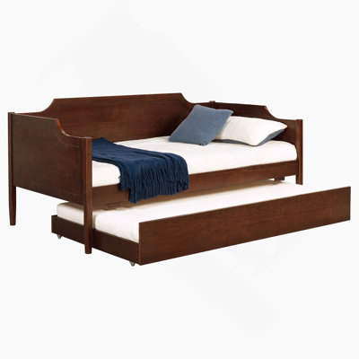Cherry Wood Twin Daybed With Trundle