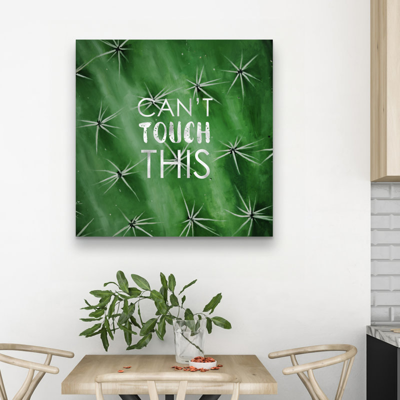 Can't touch this - 32"x32" art on canvas