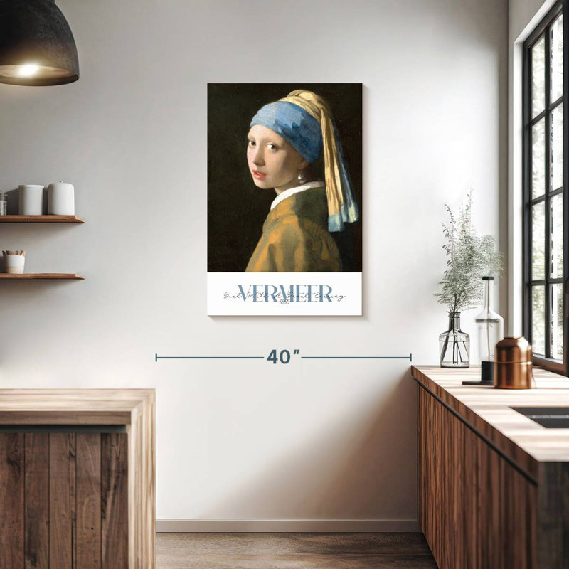 «Girl With Pearl Pearl», exposition de Vermeer, H 36 po x l 24 po