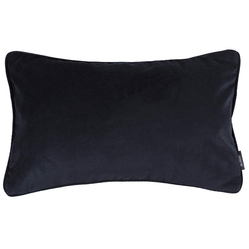 Jamel Rectangular Floor Cushion Cover, 30 x 50cm, Black