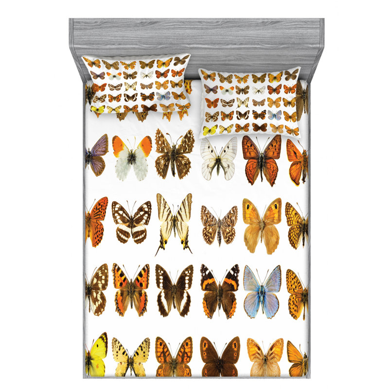 Microfiber Sheet Set, Full Sheet Set with Fitted Sheet