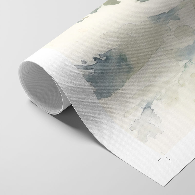 Élégant motif de varech - impression sur toile seulement - non encadré, H 36 po x l 24 po