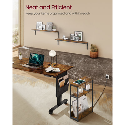 Antioch Floor Shelf End Table